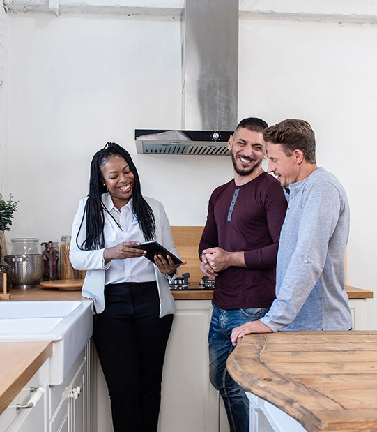 real estate agents and home buyers